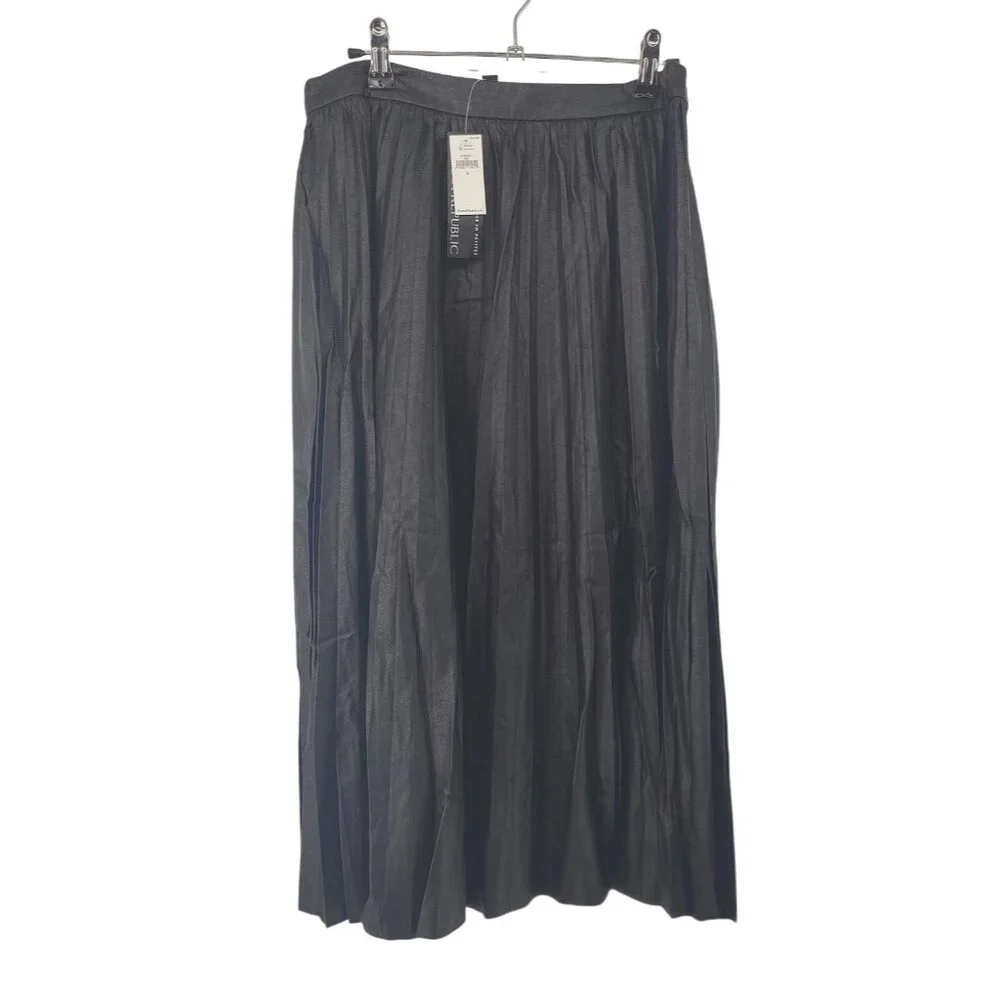 New Banana Republic Long Faux Leather Skirt Size S - Picture 1 of 9